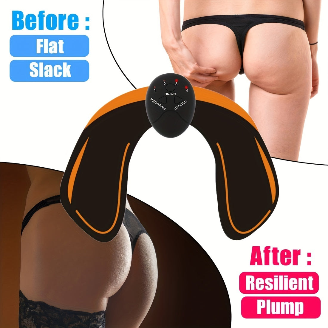 Hip Trainer, Buttock Lift Massage Device Smart Fitness Exercise Gear